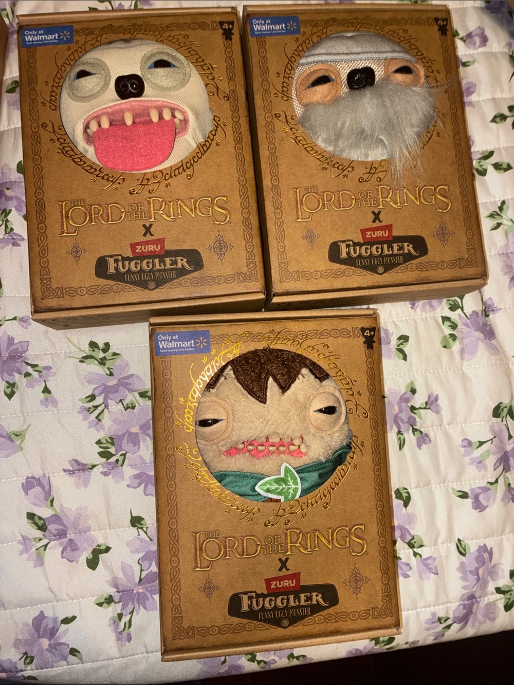 The Lord of the Rings x ZURU Fuggler Plush Toy - Set of 3 (Mixed Colors)